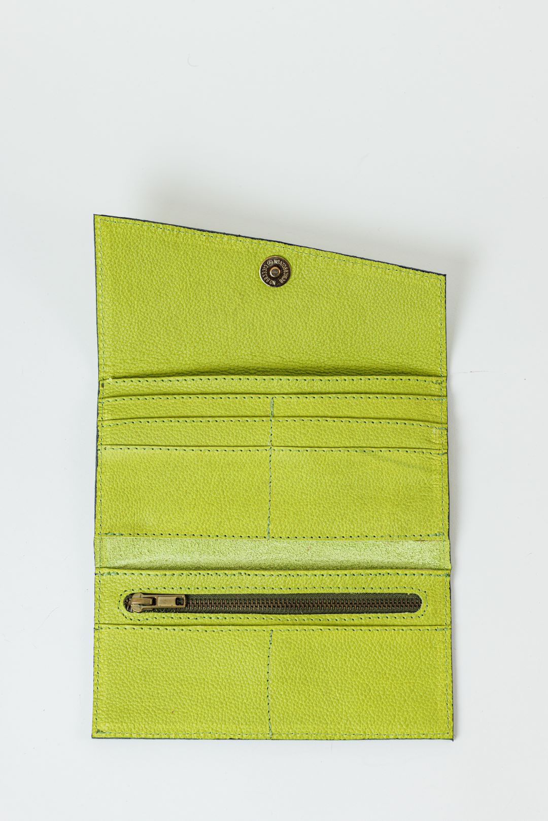 Billetera Leonor en Verde limón