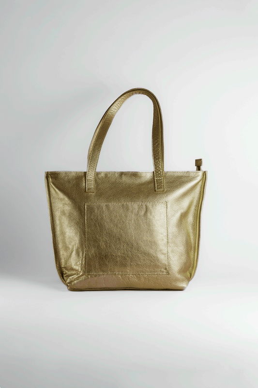 Cartera Florencia en Dorado