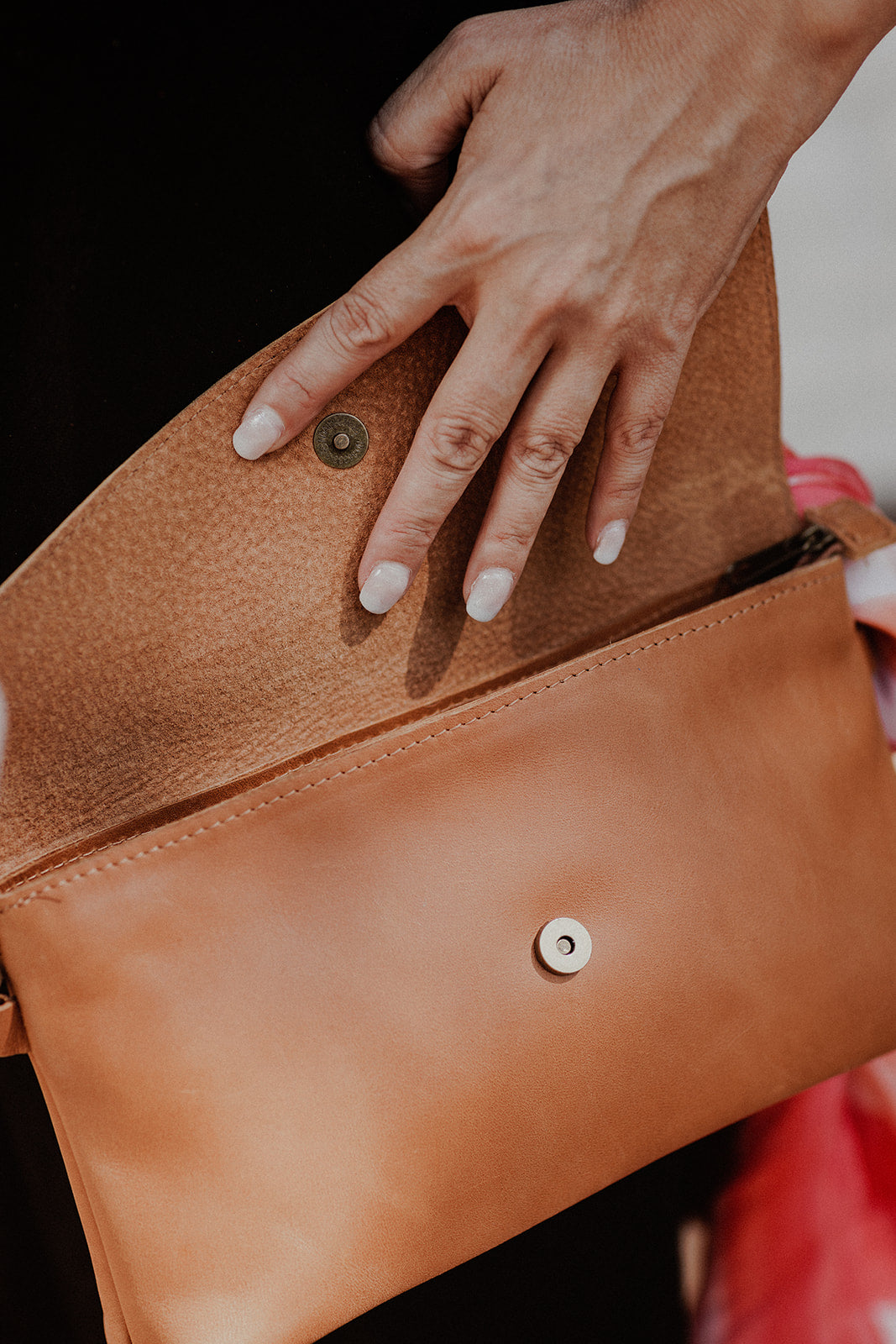 Cartera Gracia en Camel