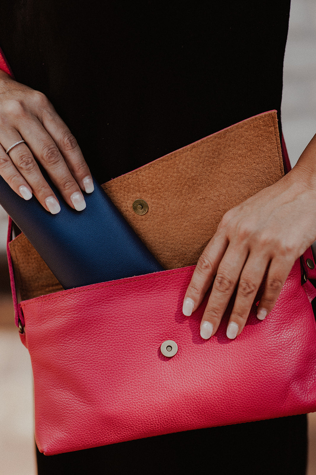 Cartera Gracia en Fucsia